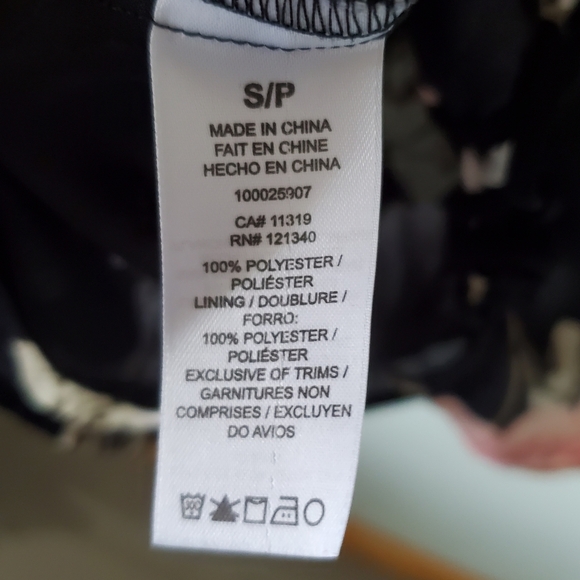 Dynamite S Soft Romantic Whimsigoth Fairy Grunge Floral Criss-Cross Back Blouse - Picture 10 of 11